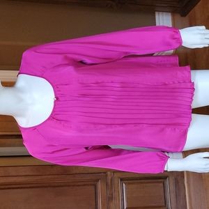WOMENS BLOUSE SIze M Magenta